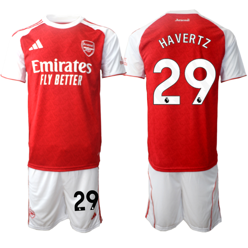 Men 2025-2026 Club Arsenal home red 29 Soccer Jersey 01